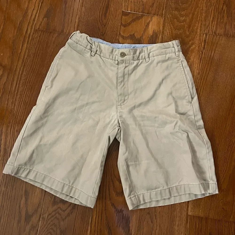 Lands’ End size 10 M boys khaki Edson rinehart shorts